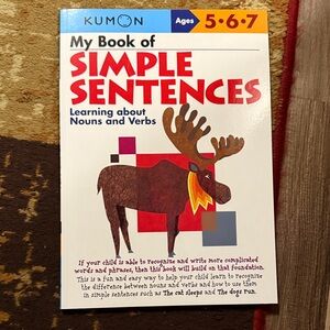 Kumon simple sentences workbook